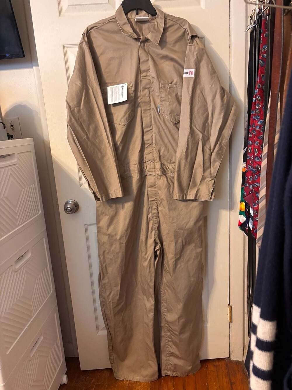 Lakeland FR Cotton Coveralls Size 2XL Tan Workwear see pics